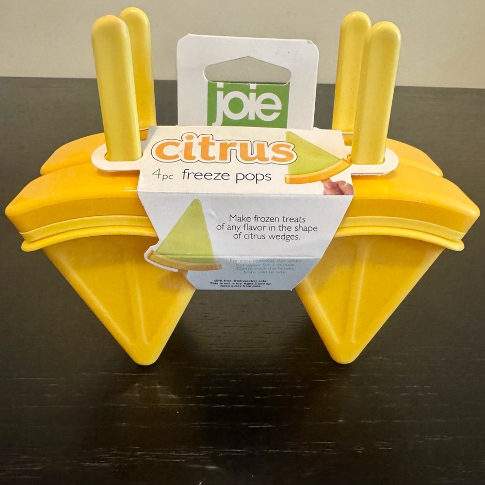 🍋 Joie Four Piece Citrus Freeze Pops 🍋